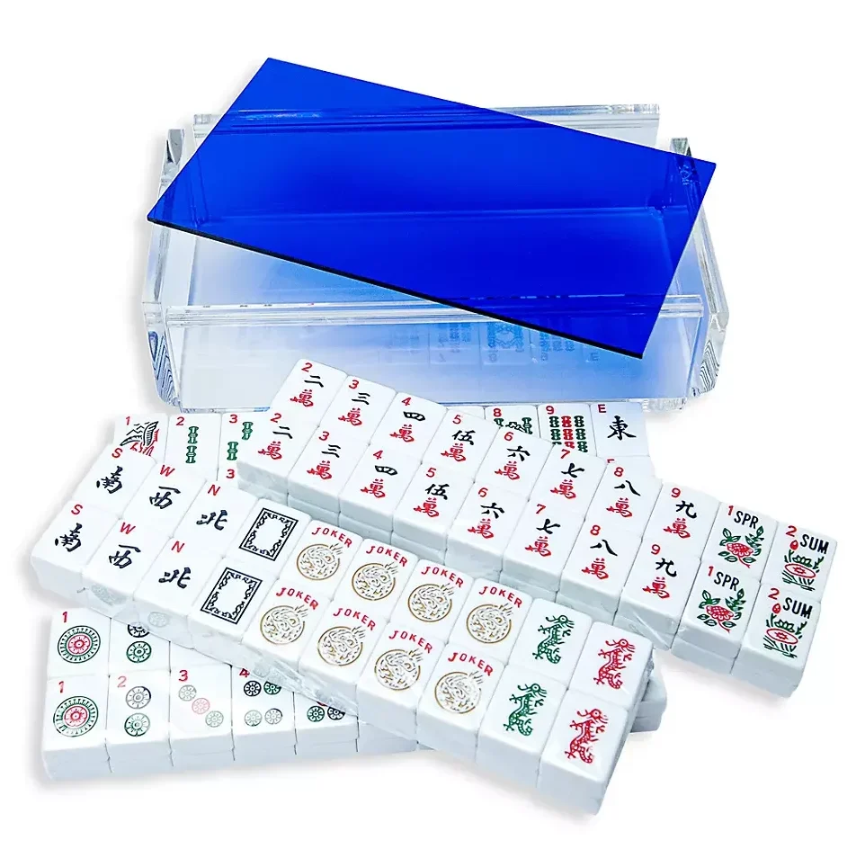 MAHJONG BOX WITH SLIDING LID